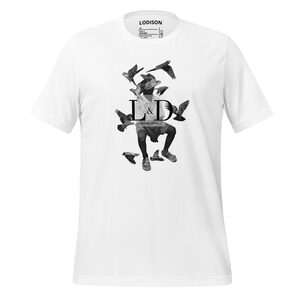 תעופה פנימית – חולצת טי לבנה של LODISON